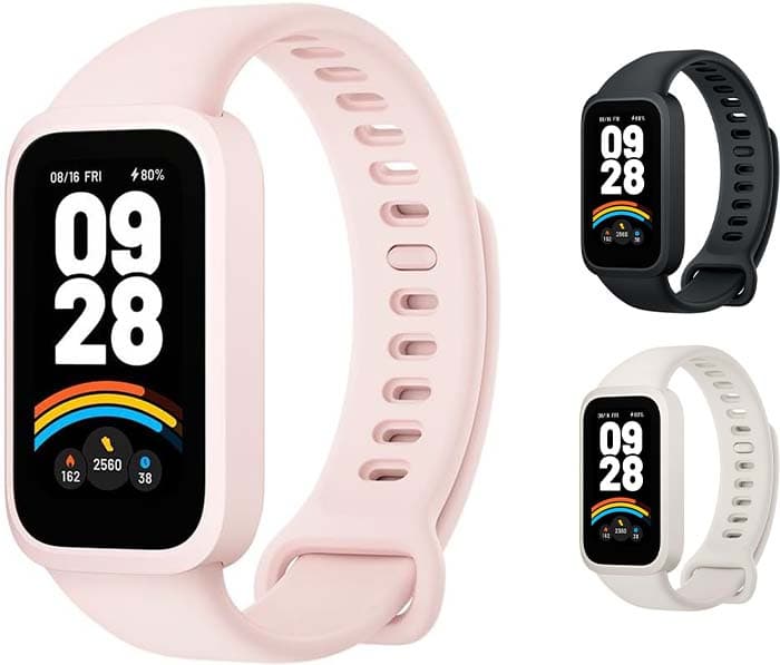 Xiaomi Smart Band 9 Active Pulseira de atividade, ecrã TFT de 1,47", 100 modos desportivos, até 18 dias de automonomia, cor rosa