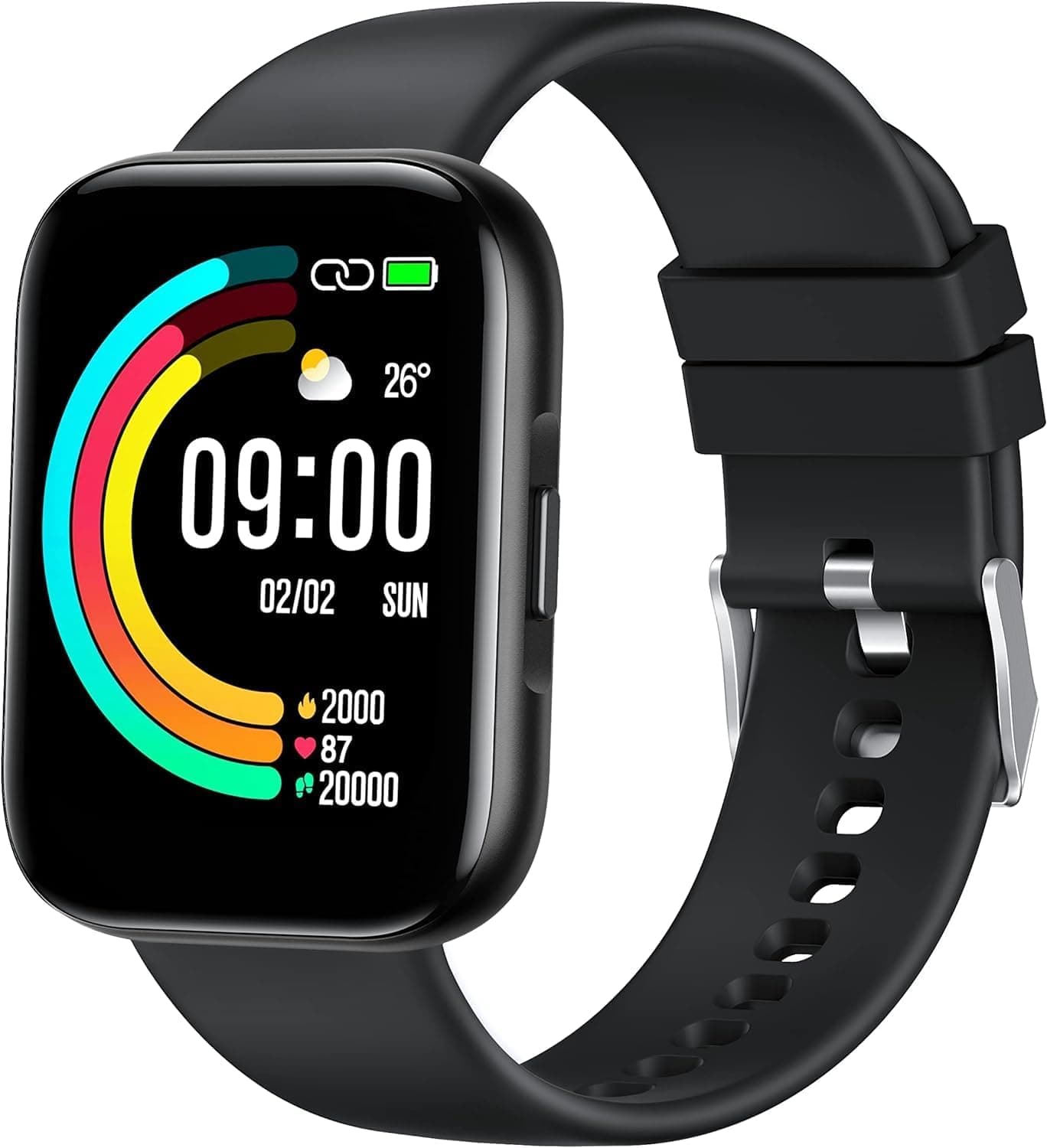 ANCwear Relógio inteligente para homens e mulheres, relógio inteligente impermeável IP68 com 24 modos desportivos, relógio de contador de passos para Android iOS