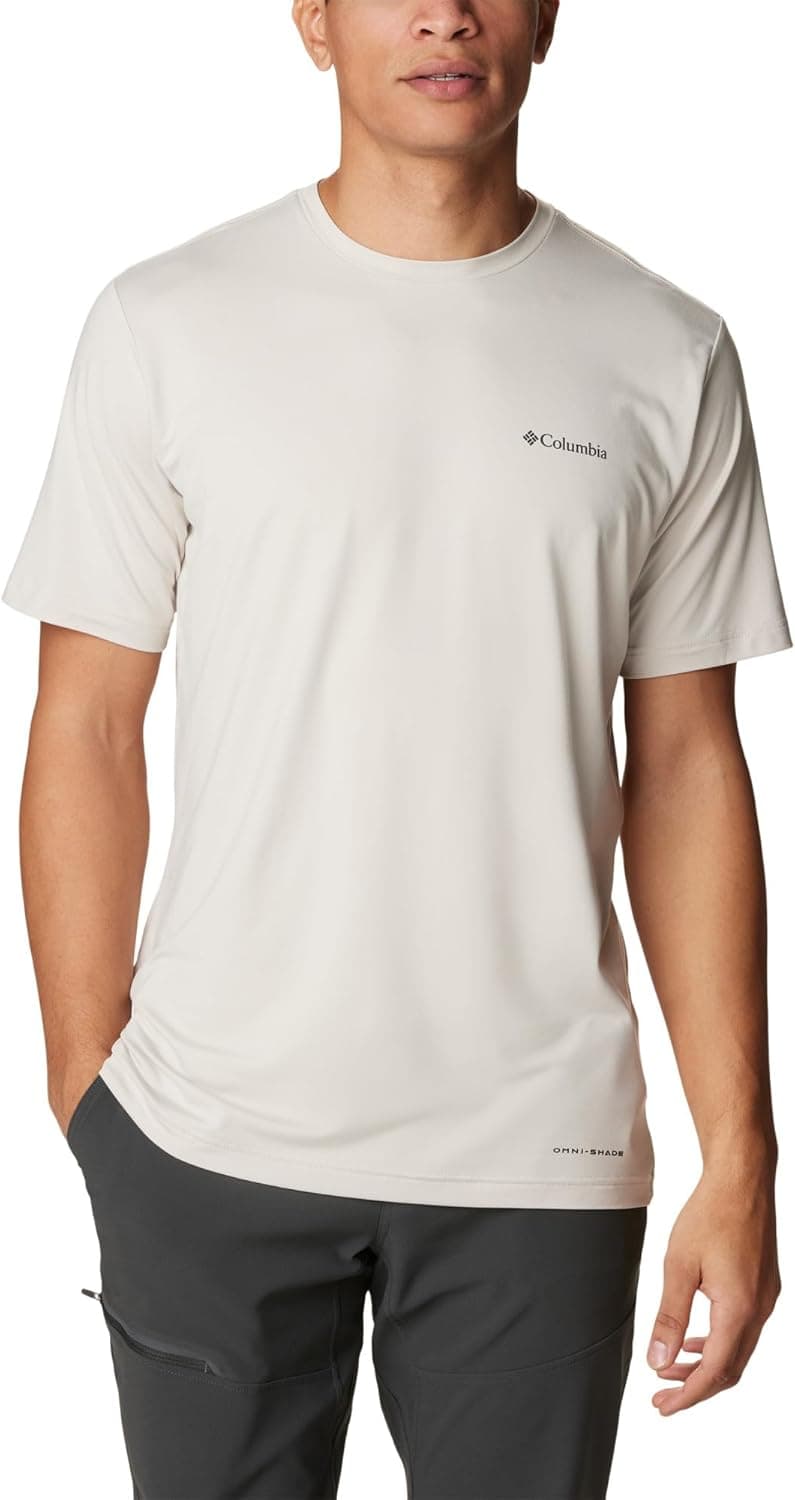 Columbia T-shirt para homem, Tech Trail