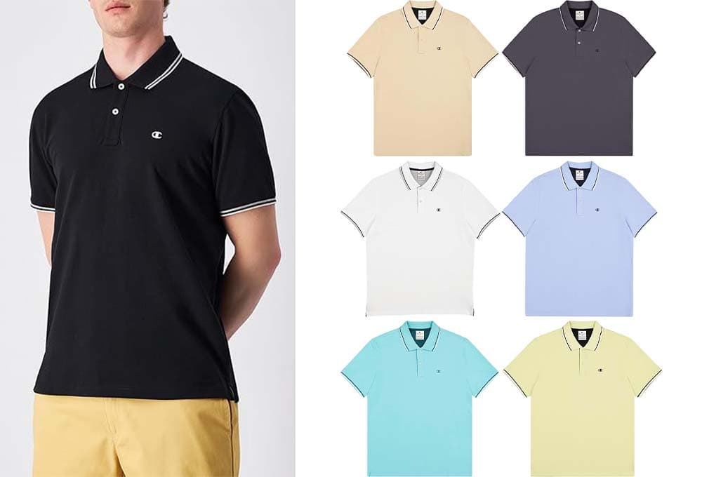 Champion Legacy | Polo com logótipo no peito para homem