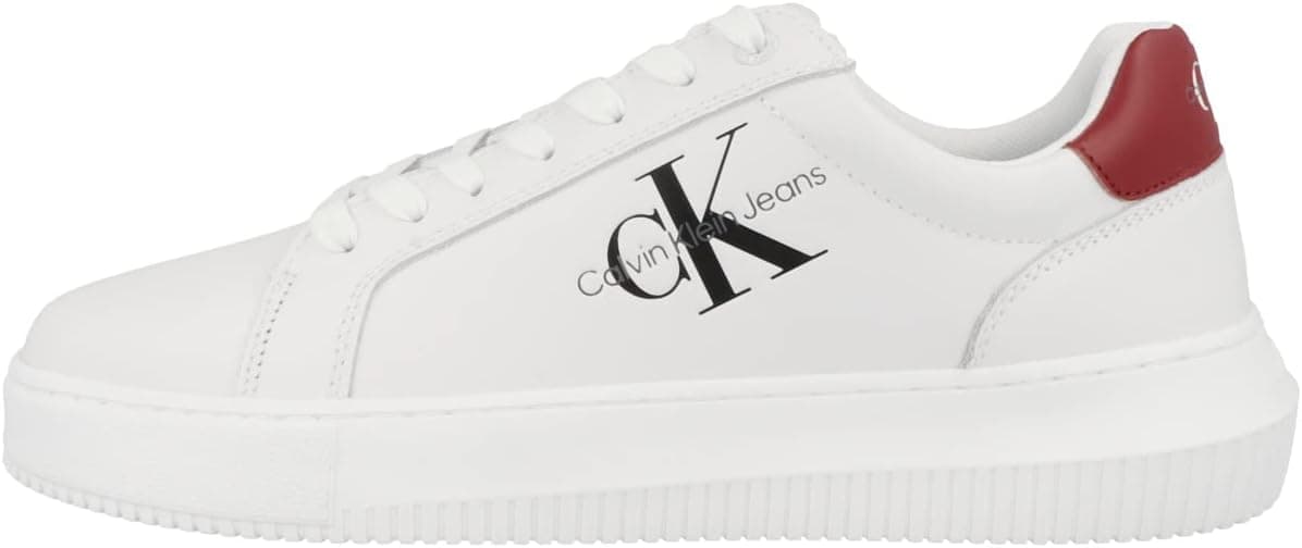 Calvin Klein Sneaker com sola sola de couro para homem Chunky