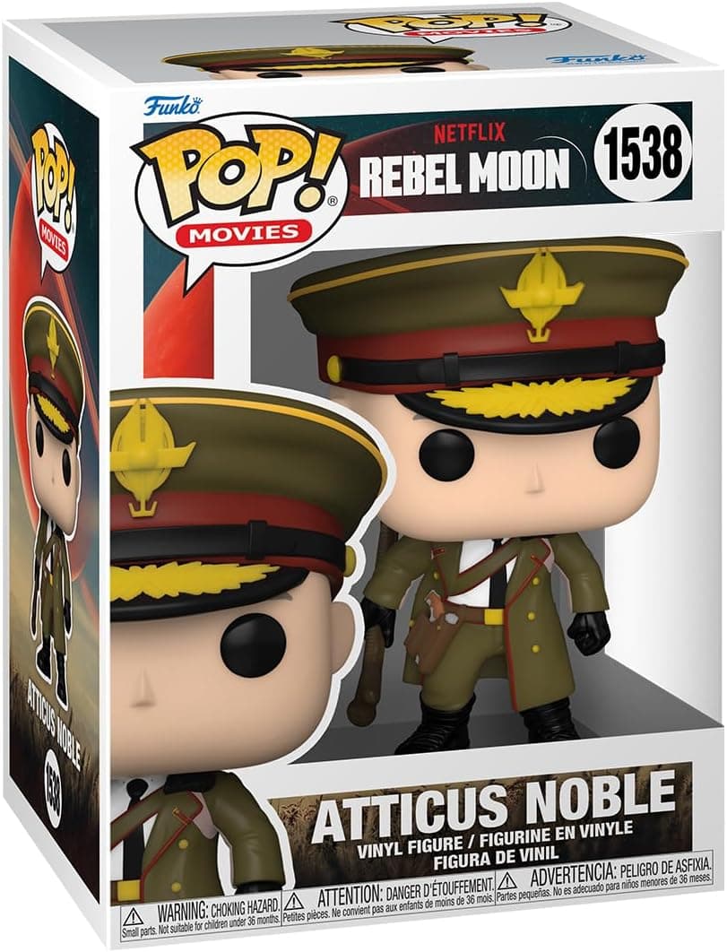 Funko Pop! Filmes: Rebel Moon - Atticus Noble - Figura de vinil colecionável - ideia de presente - Mercadoria oficial 