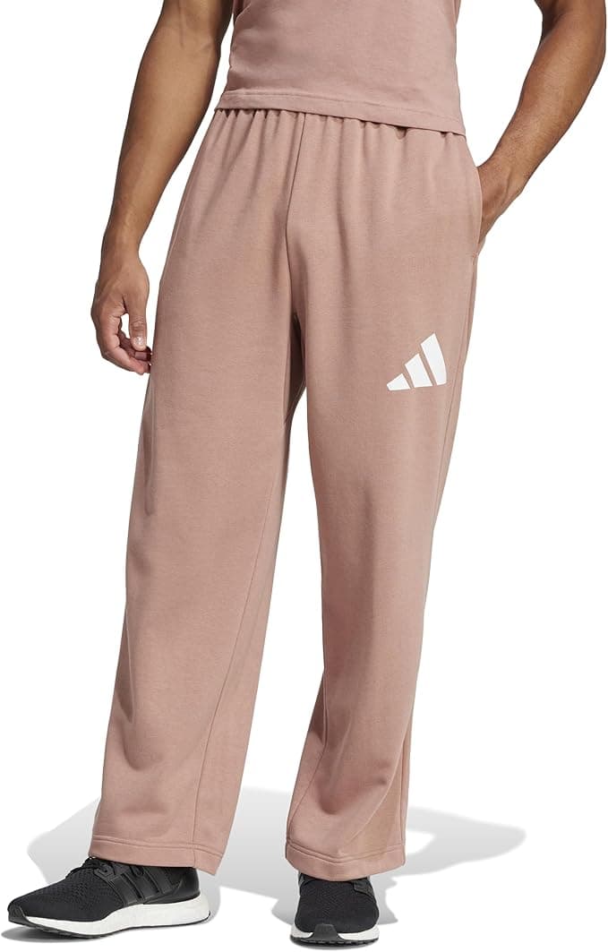 adidas Essentials Wide Leg Three Bar Pant - Calças desportivas para homem