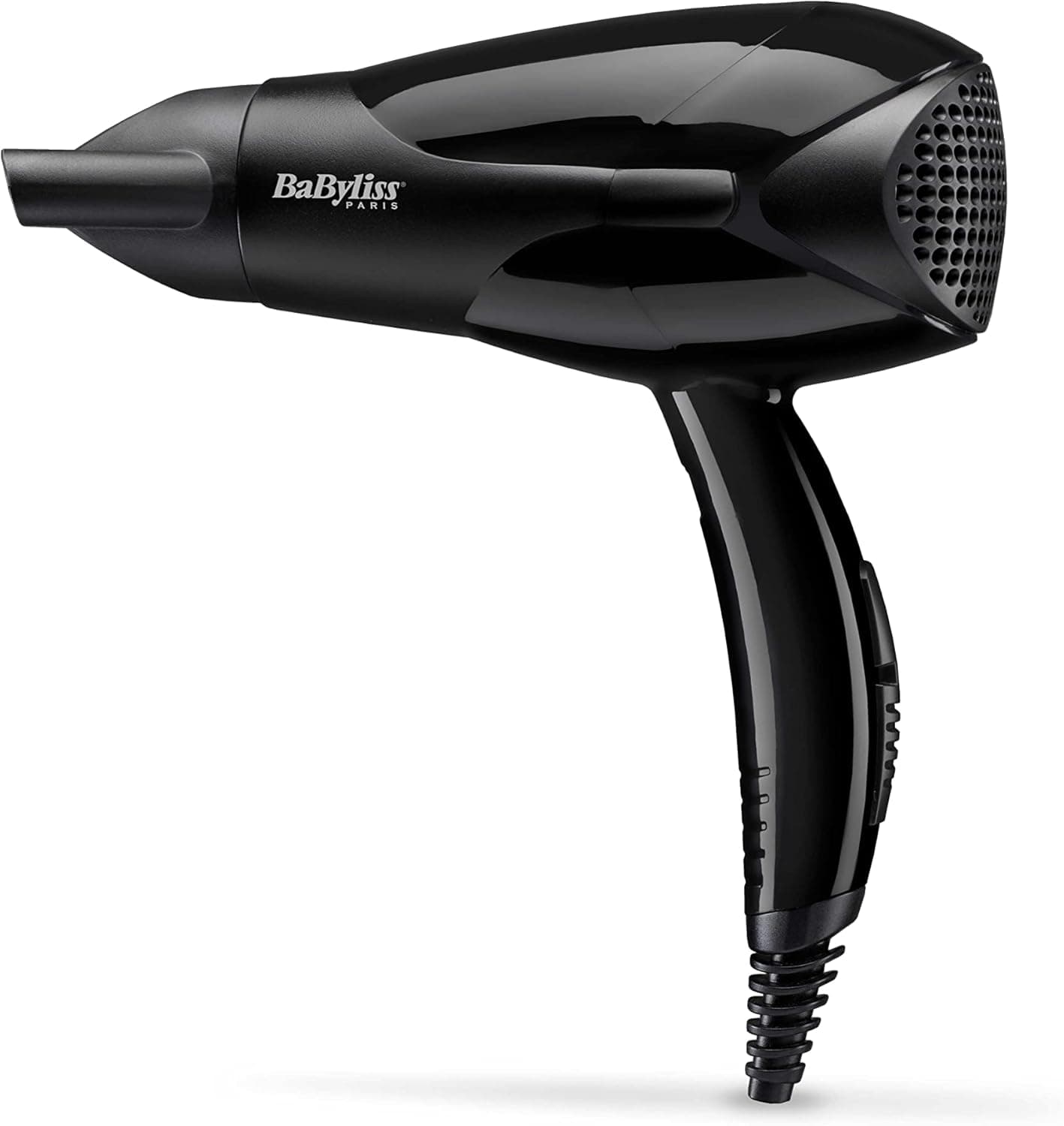 BaByliss Compact Dryer D212E - Secador de viagem de 2000 W, 2 velocidades/temperaturas, ar frio, design pequeno e compacto