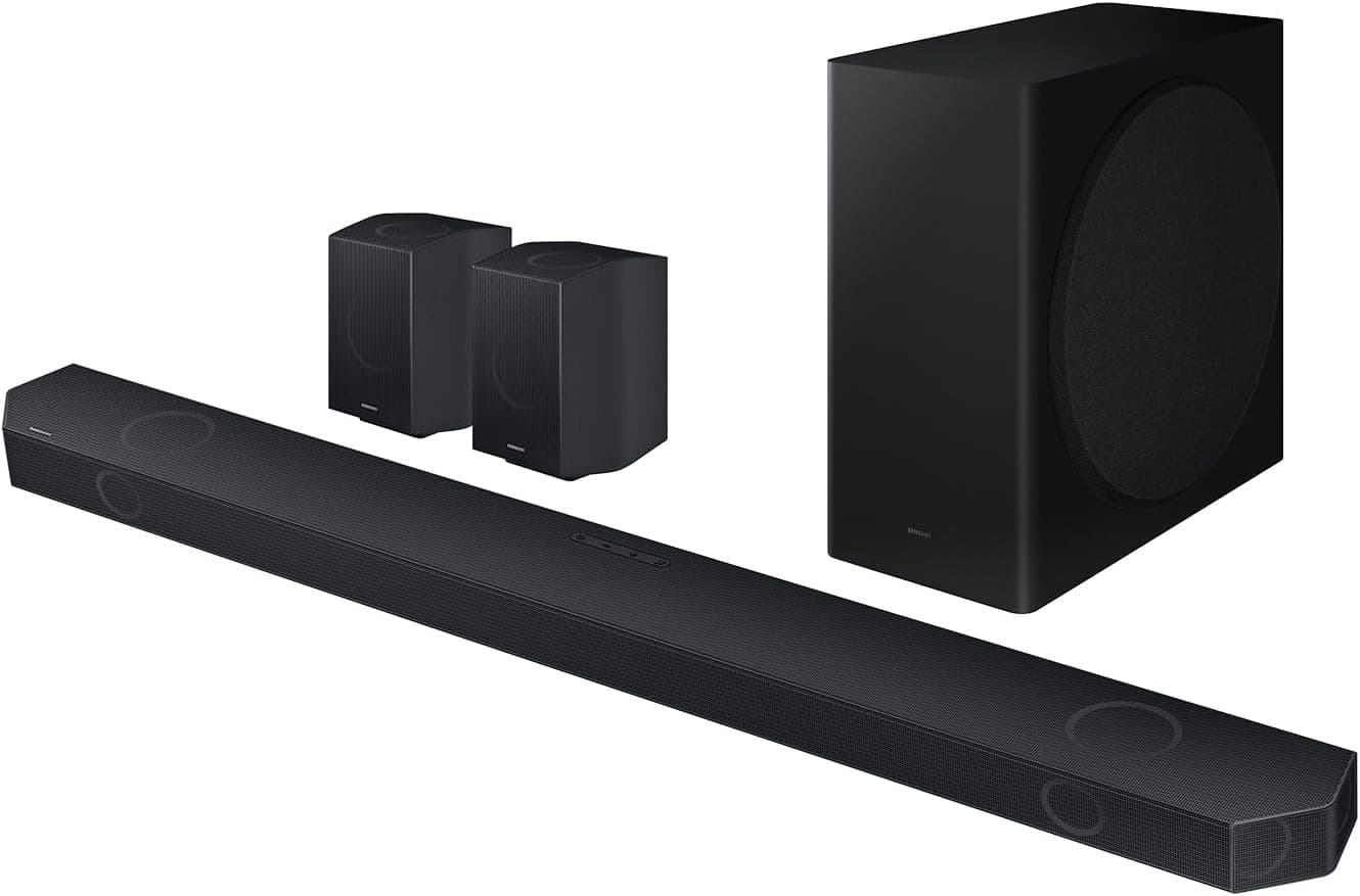 SAMSUNG Barra de som HW-Q930D/ZF 2024 - Dolby Atmos sem fio, Q-Symphony, 9.1.4 canais, SpaceFit Sound Pro e compatível com assistentes de voz