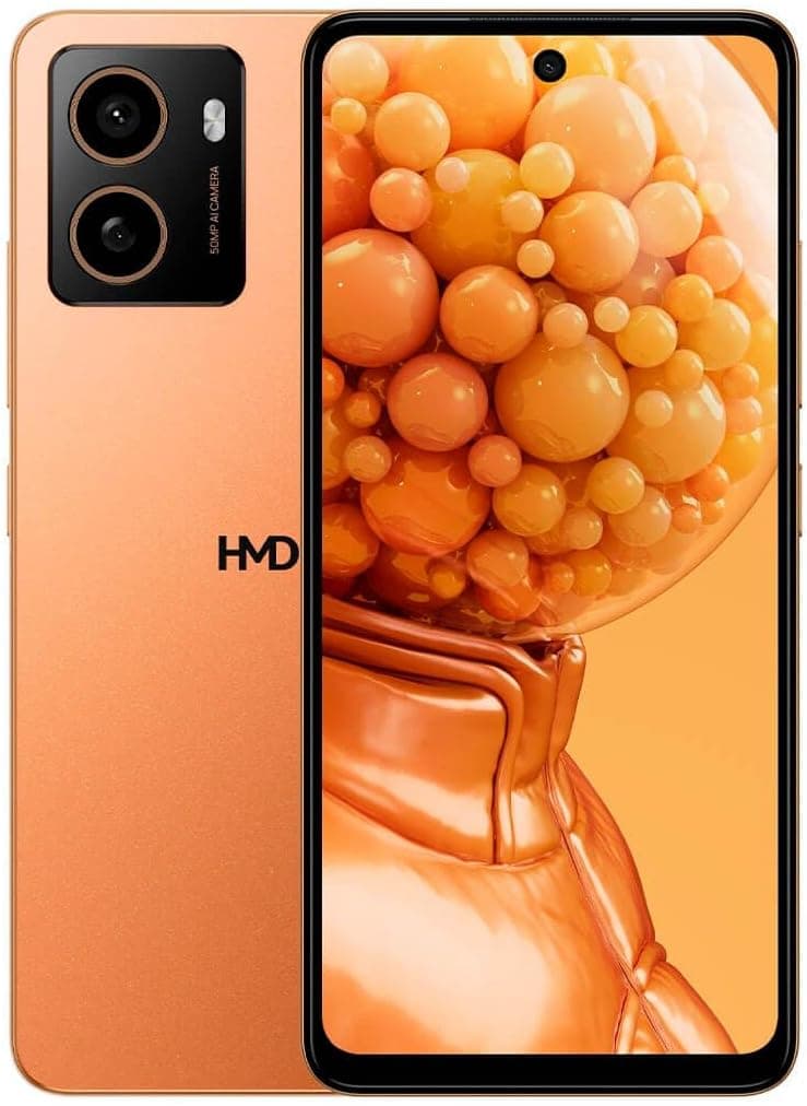 HMD Smartphone Pulse + 6,56" 4 GB RAM 128 GB Unisoc laranja