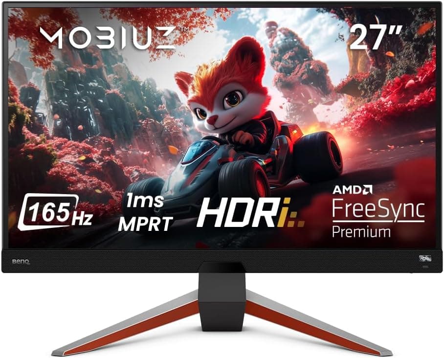 BenQ MOBIUZ EX2710Q Monitor de jogos (27 polegadas, IPS, 2K, 165 Hz 1ms HDR 400, FreeSync Premium, 144 Hz compatível)