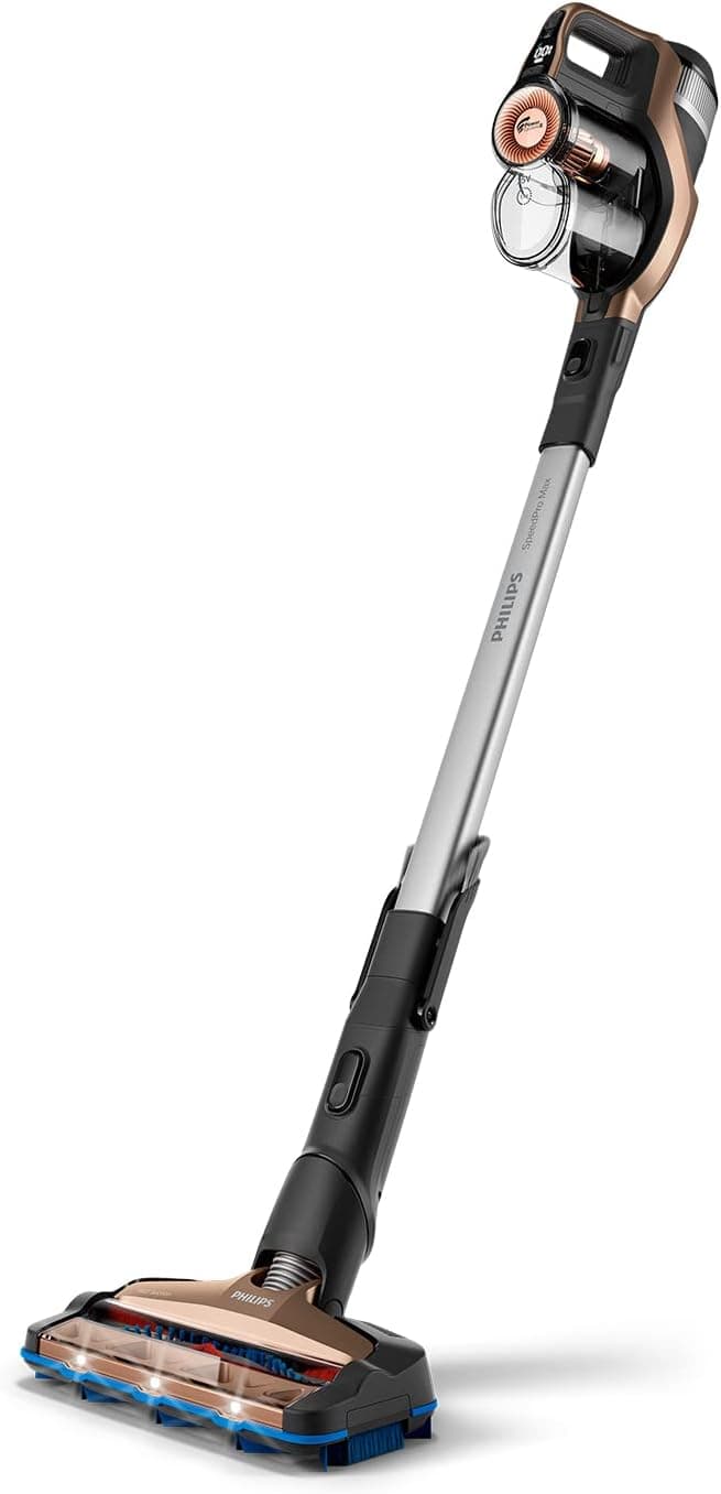 Philips SpeedPro Max Aspirador sem cabo vertical, com de sucção de 360°, até 65 minutos de tempo de funcionamento (FC6826/01)