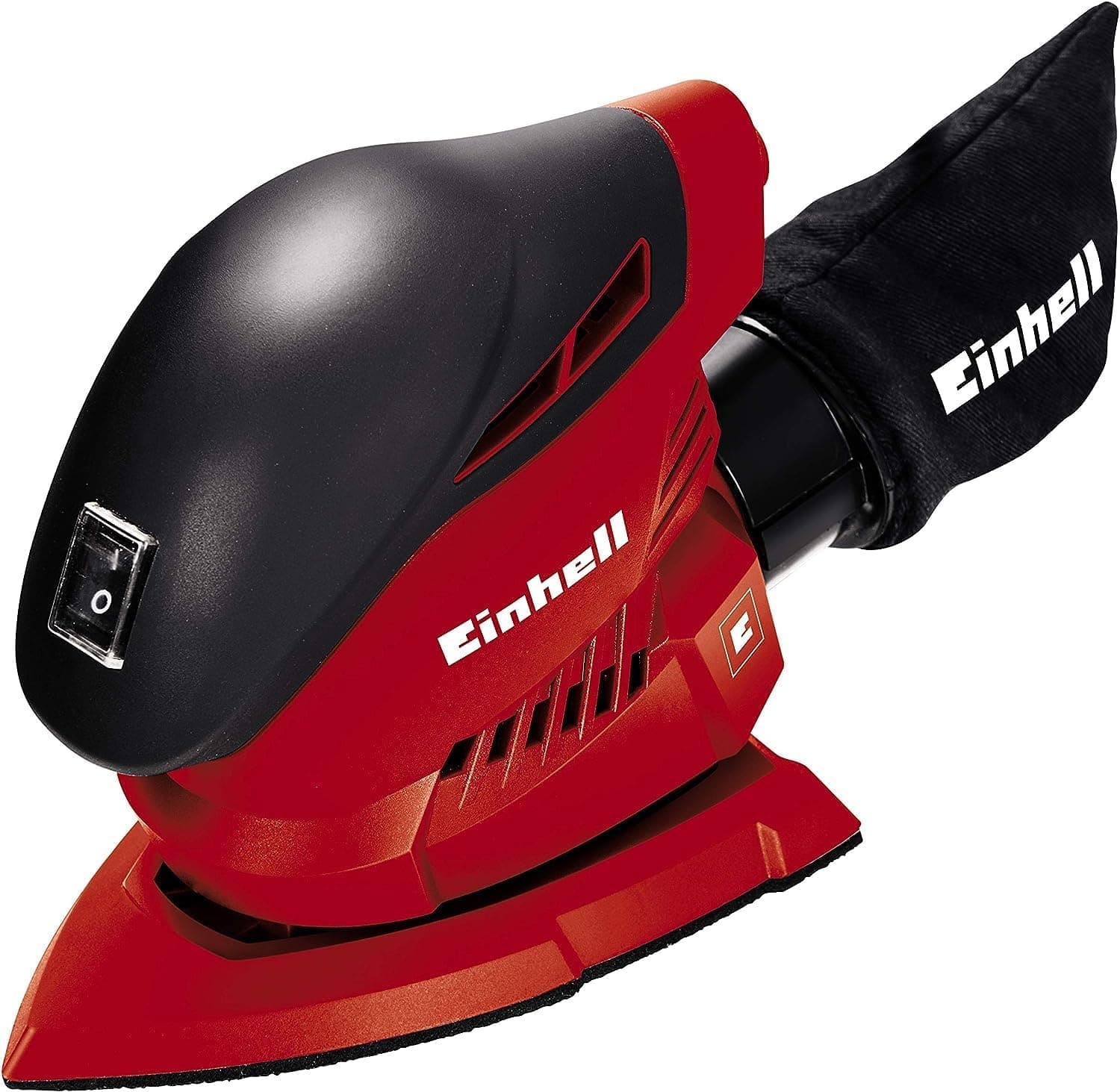 Einhell Multilixadora - TH-OS 1016. 100 W, 24.000 1/min de velocidade de oscilação, aderência suave, saco de filtro, extração de pó, inclui 1 peça de papel de lixa