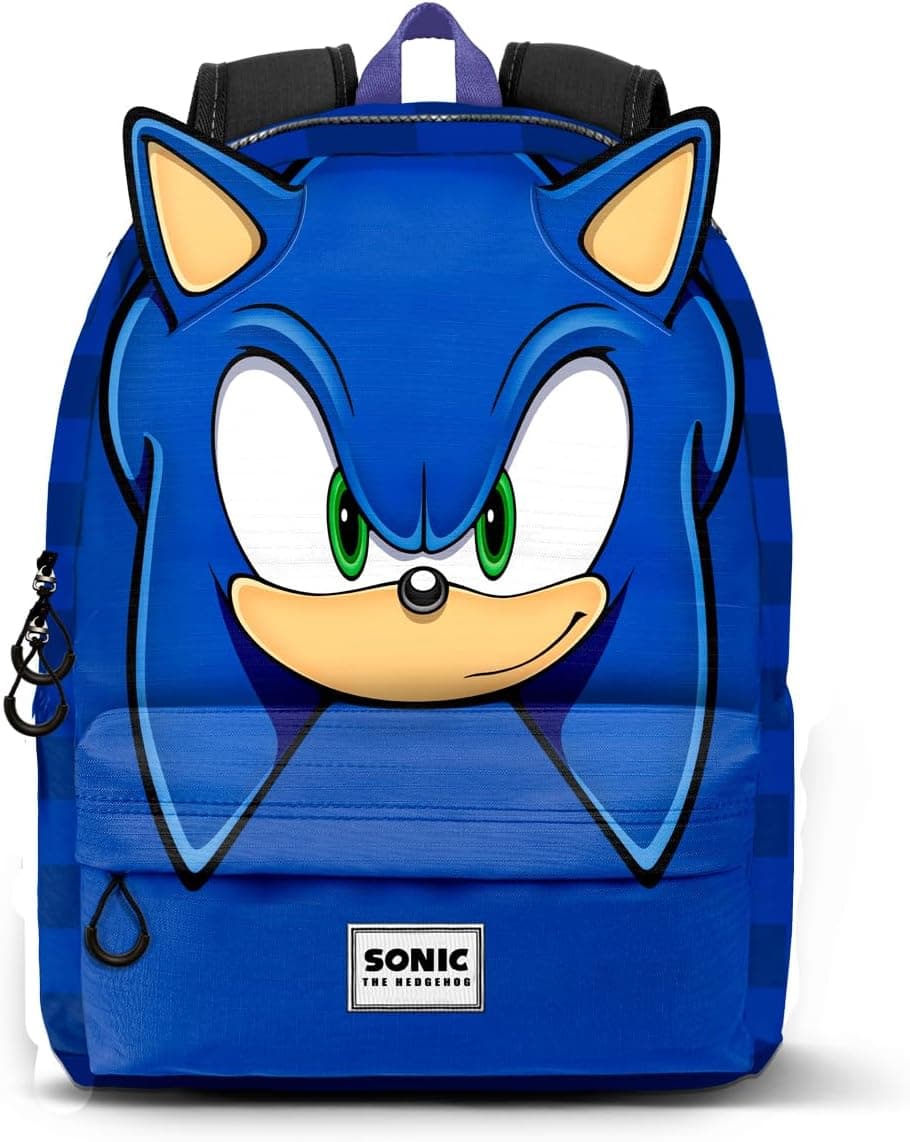 KARACTERMANIA Sega-Sonic Sight | Mochila casual Sonic 23 L em azul, 31 x 44 cm