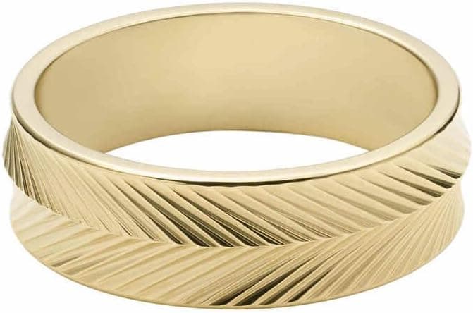 Fossil Anel Jewelry JF04118710-13 marca, Metais não preciosos