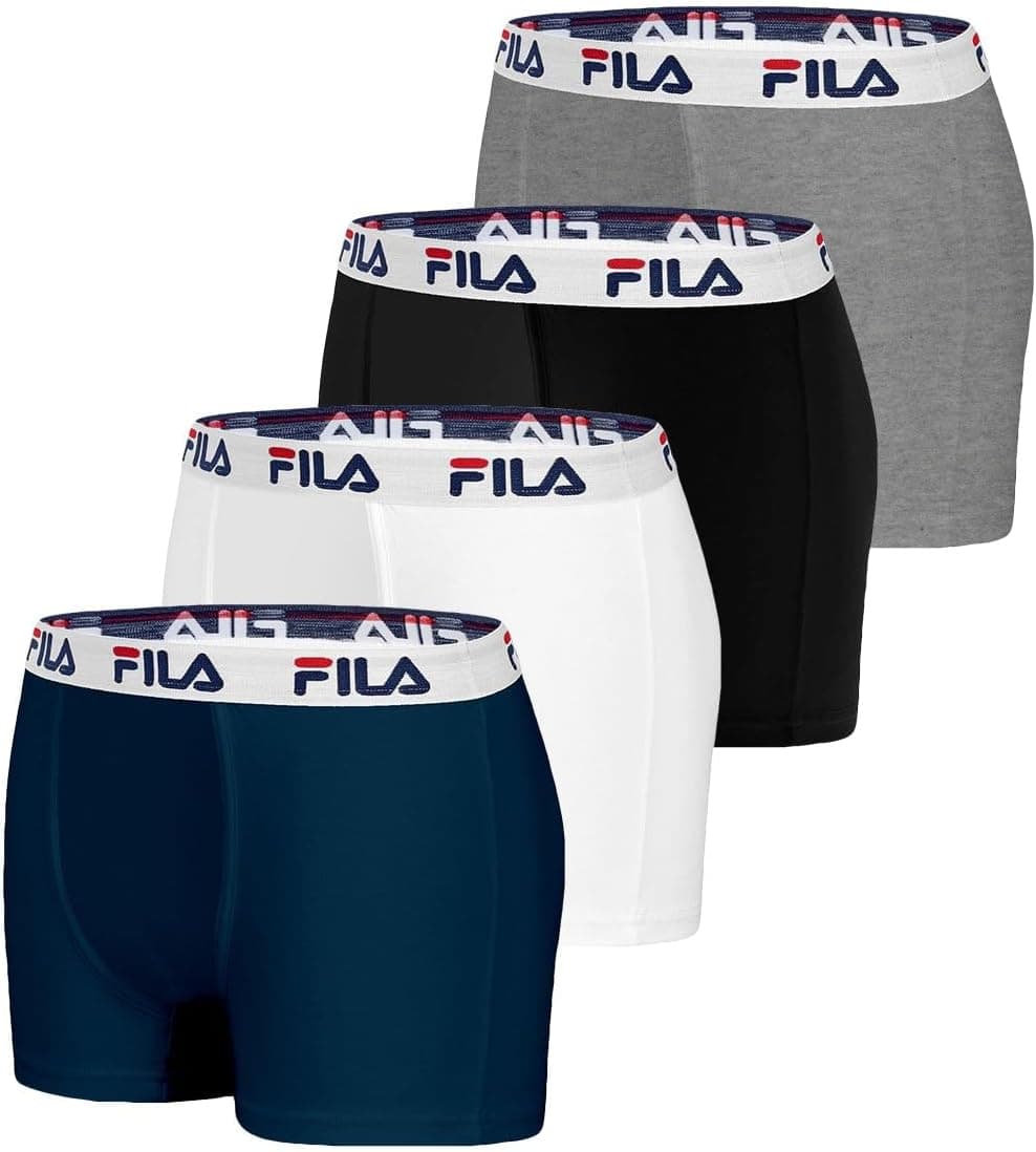 FILA | Pack de 4 boxers em algodão com malha ventilada para homem
