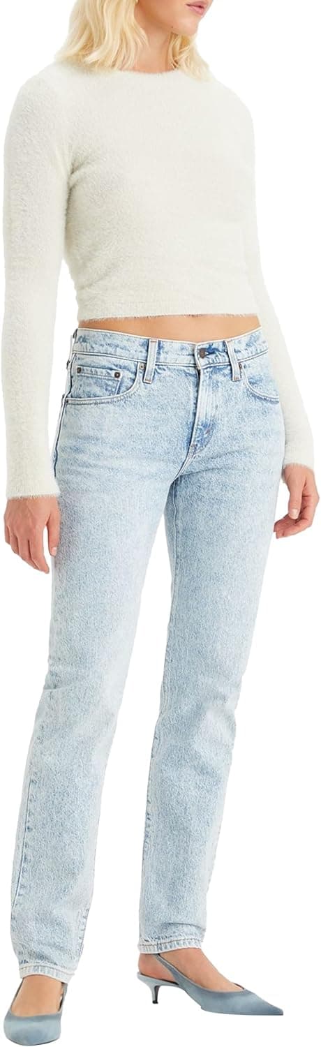 Levi's Middy Straight Calças de ganga para mulher