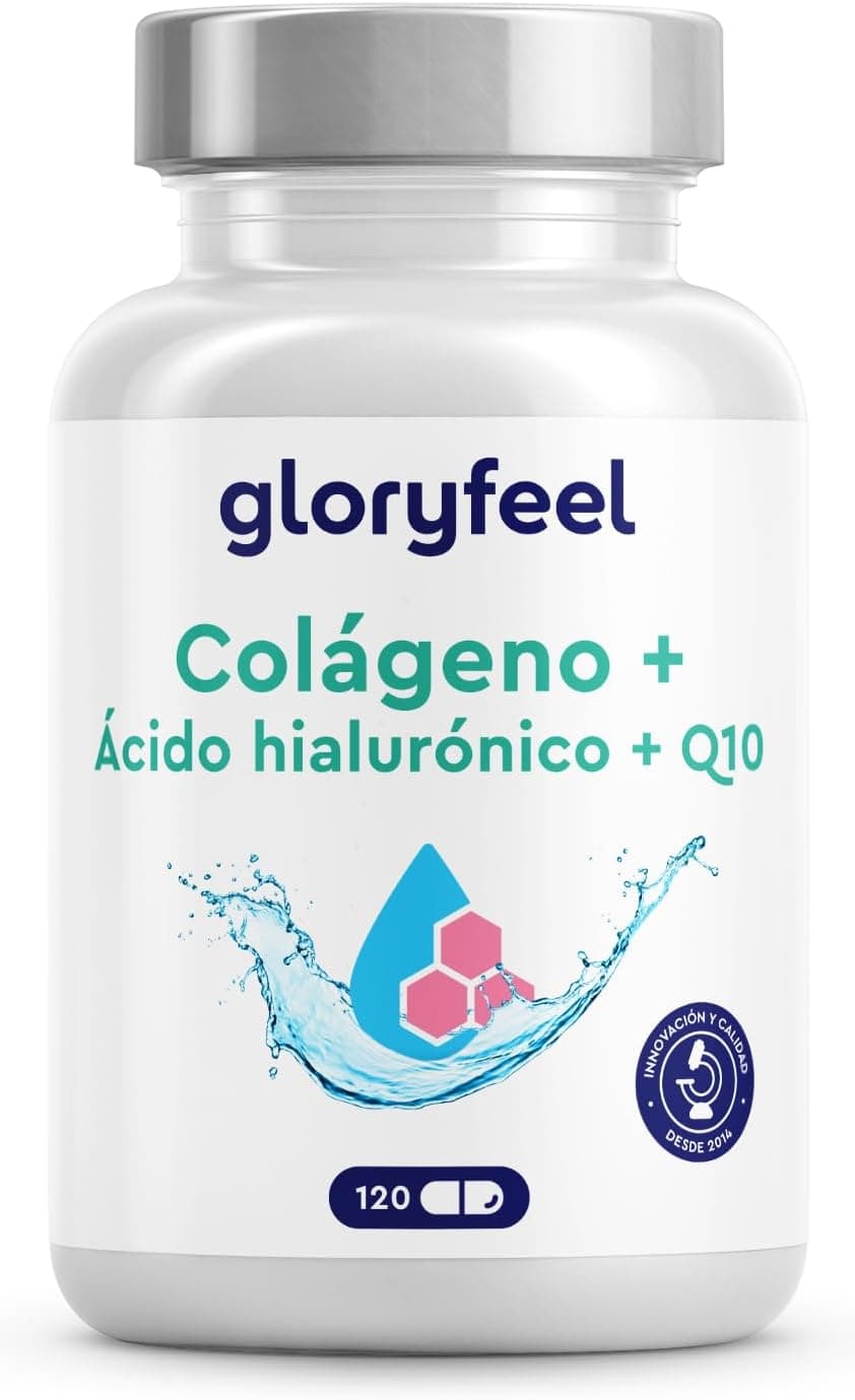 Colágeno com magnésio e ácido hialurónico Q10, 120 cápsulas, com zinco, vitaminas A, C, D3 e B12, colagénio marinho hidrolizado, articulações, fortes, pele persa e energia