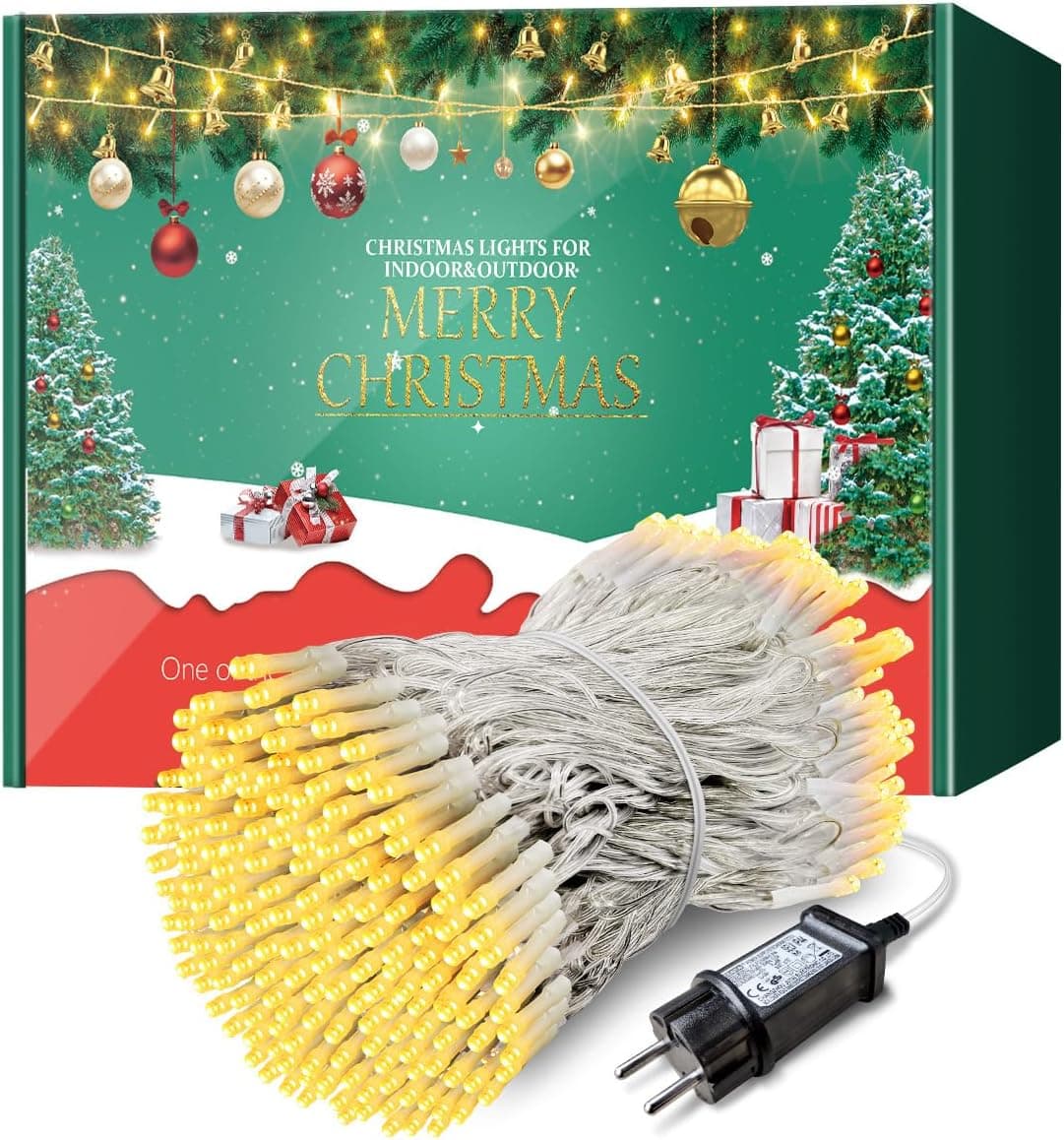ARKOCHIC 30M | Fita de luzes decorativas LED quente para interior e exterior com 8 modos e 300 LEDs