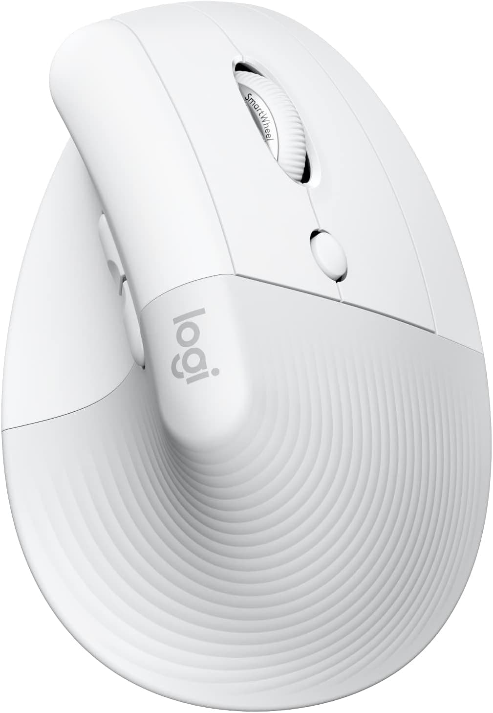 Logitech Lift for Mac, rato sem fios ergonómico, cliques discretos, Smartwheel silencioso, 4 botões personalizáveis, Bluetooth, para macOS/iPadOS