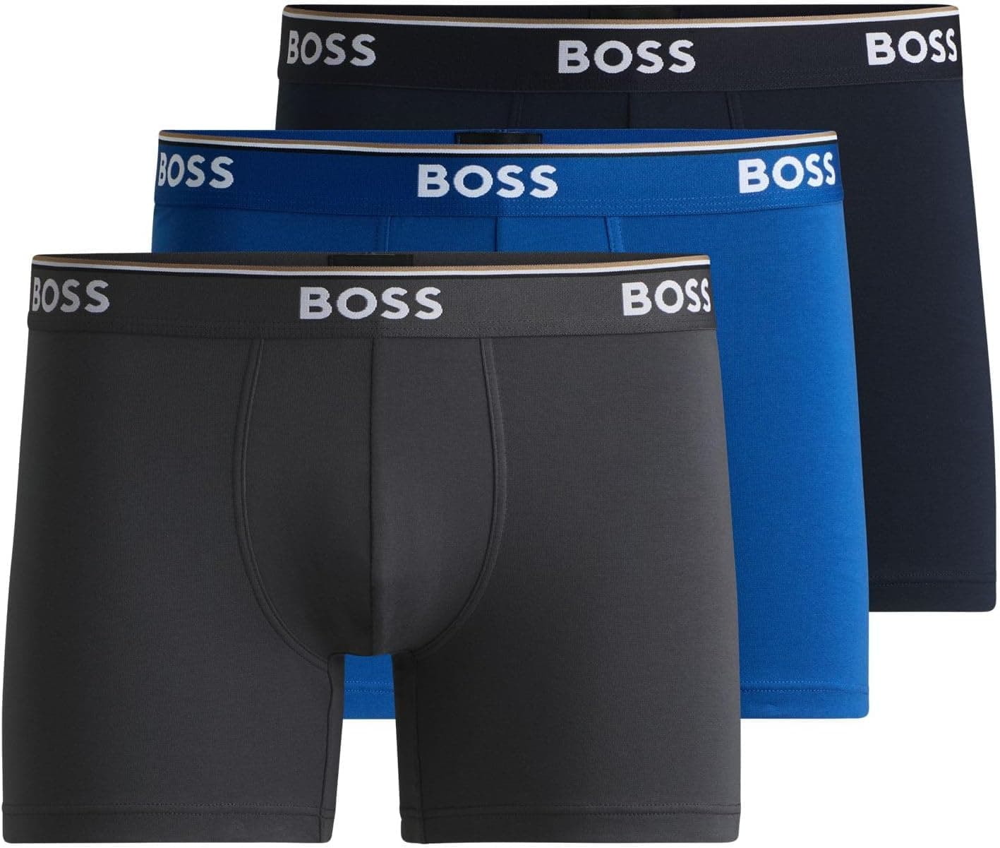 HUGO BOSS Boxers para homem, pack de 3