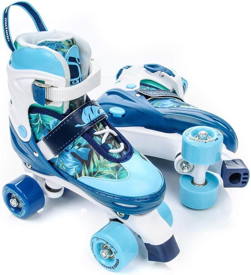 Patins ajustáveis de 4 rodas para homem e menino