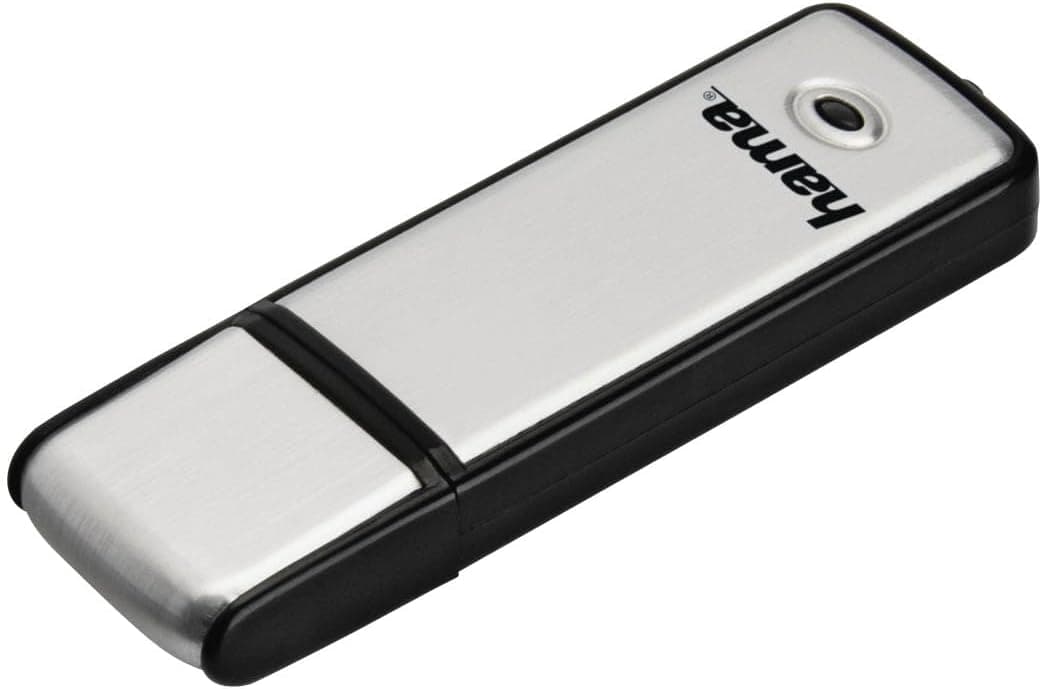 Hama Memorycity - Memória USB 2.0 (16 GB, transferência de dados de 10 MB/s, com tampa de fecho, adequada para Windows/MacBook), cor prateada