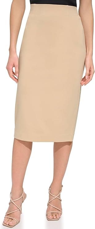 DKNY Pull On Pencil Skirt saia para mulher