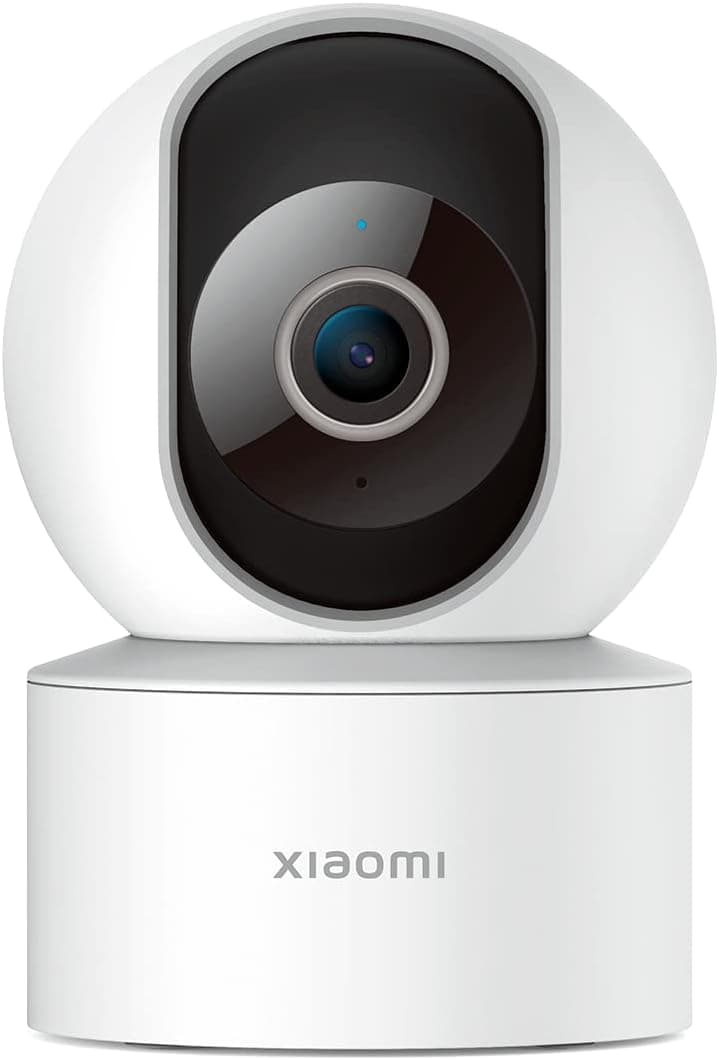 Xiaomi Smart Camera C200 - Câmara de vigilância com resolução 1080p, 360°, abertura F2.1, visão noturna, deteção de movimento com IA, suporta cartão SD, branco (versão de garantia de 3 anos)
