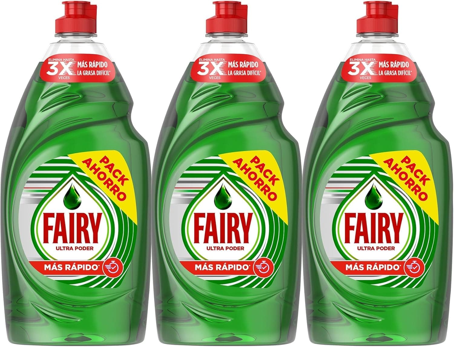 Fairy Ultra Poder original líquido máquina de lavar louça, 900 ml x 3