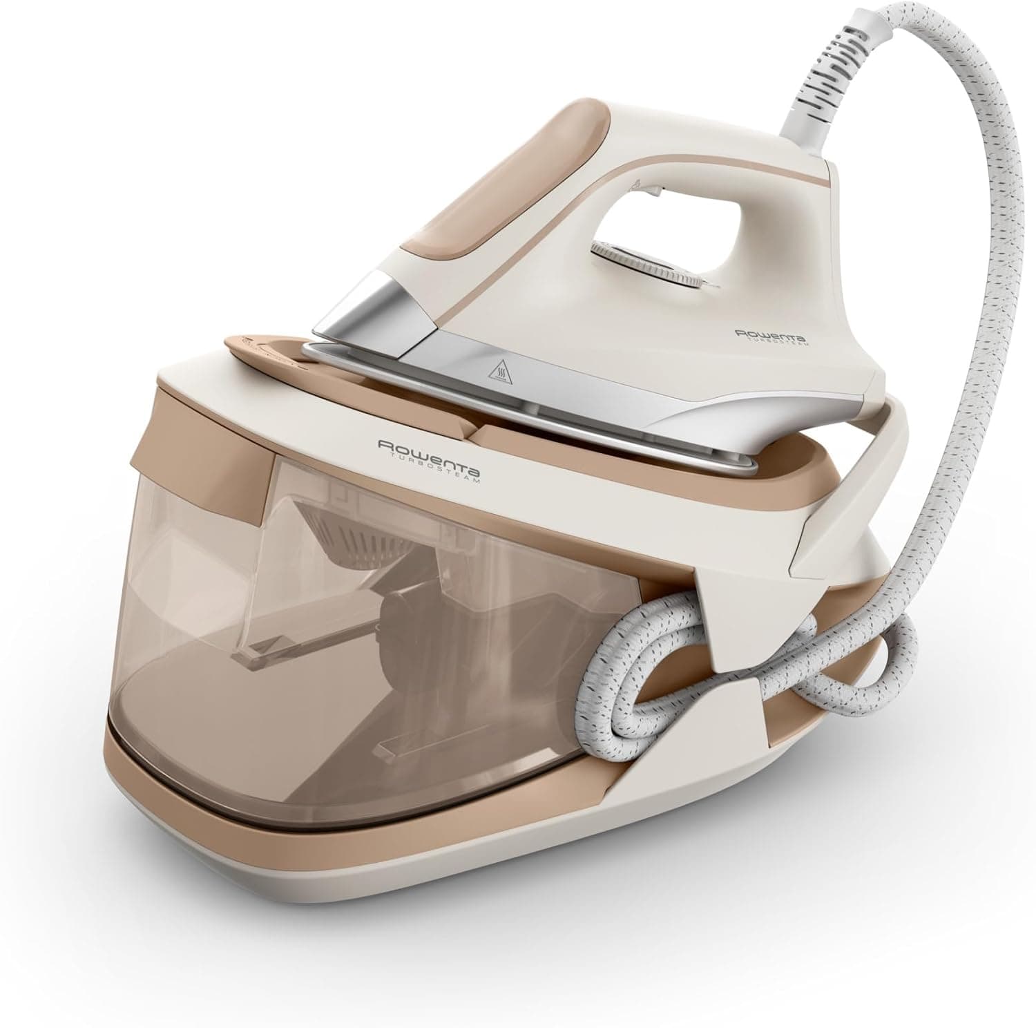 Rowenta Turbosteam, centro de engomar compacto, vapor potente, sola MicroSteam400 com acabamento a laser, VR8326F0