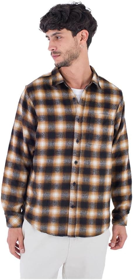 Hurley Portland Heavyweight Flannel LS | Camisa de flanela com botões para homem