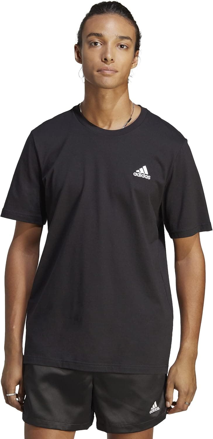 adidas Essentials Single Jersey Embroidered Small Logo T-shirt para homem