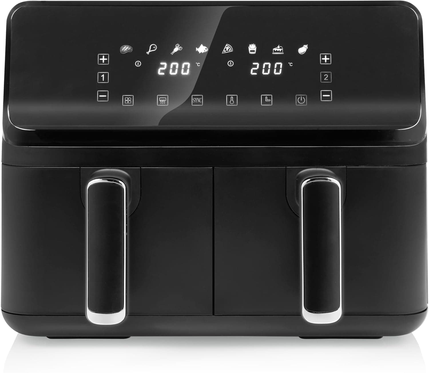Tristar Airfryer com cesto duplo - 2 x 4 L de capacidade - 2700 W, 8 programas - temperatura por cesta ajustável