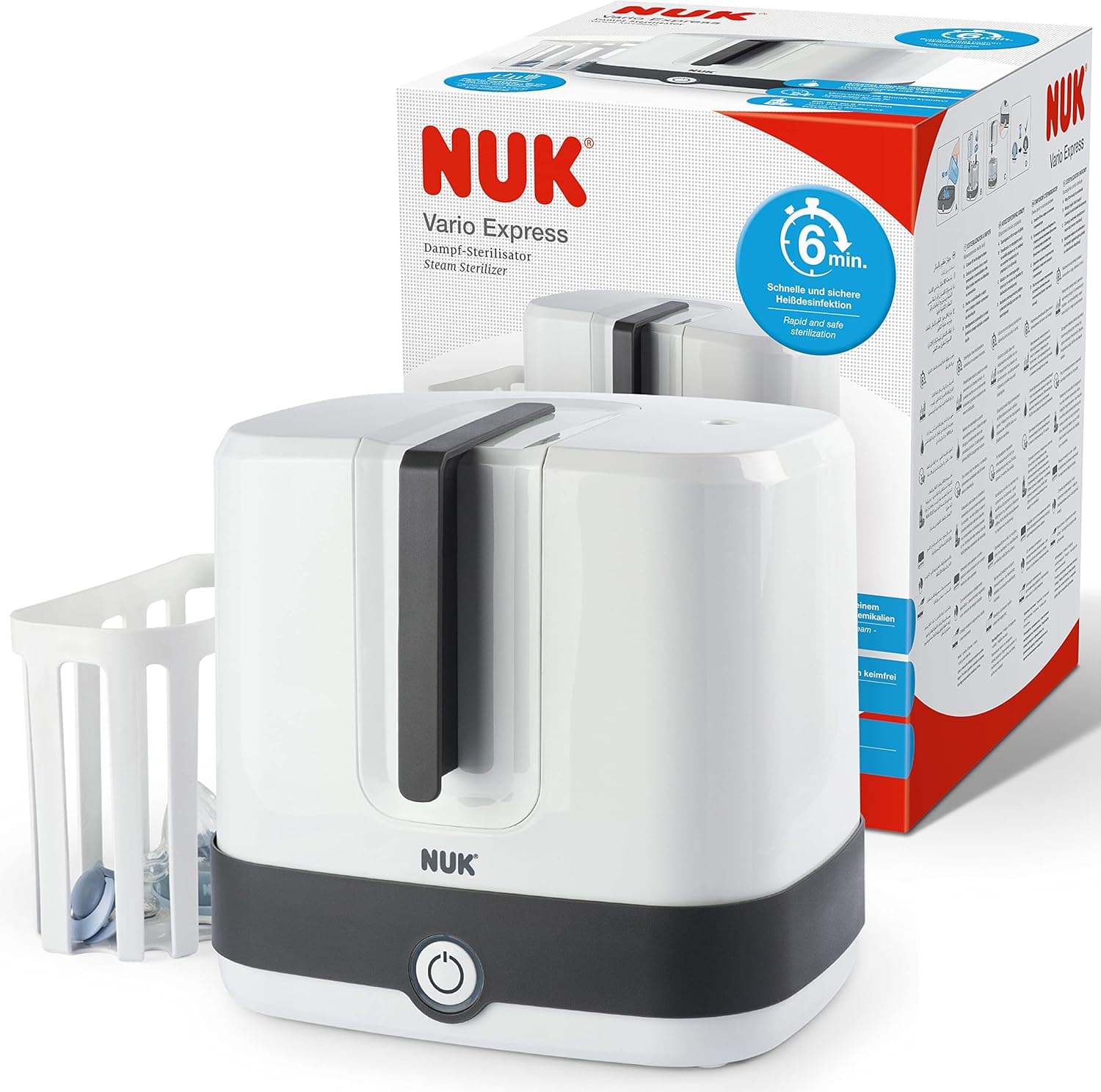 NUK - Esterilizador de babete e acessórios elétricos