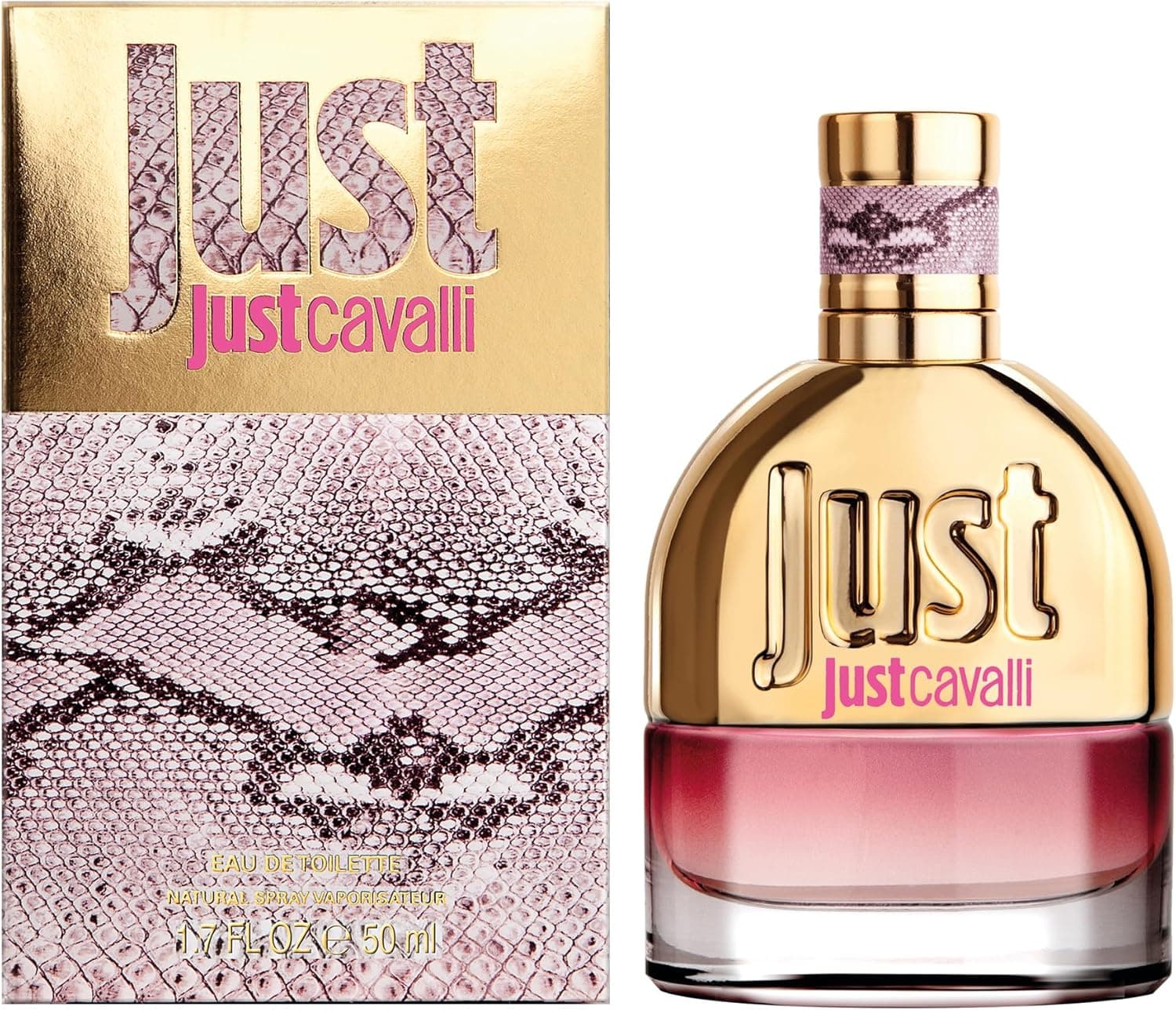 JUST CAVALLI, Eau de Toilette para mulher, fragrância fresca e exótica, 50 ml