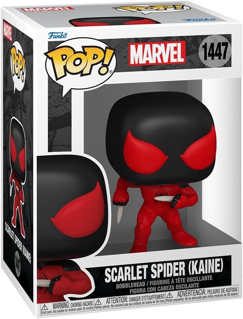 Funko Pop! Marvel: SP Comics - Kaine Parker - Marvel Comics - Comics Marvel - figura de vinil colecionável - ideia de presente - Mercadoria oficial - brinquedos para crianças e adultos - Comic Books