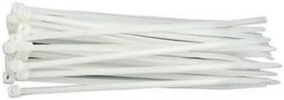 VOREL 73882 - abraçadeiras de 96 x 2,5 mm 100 unidades / branco 