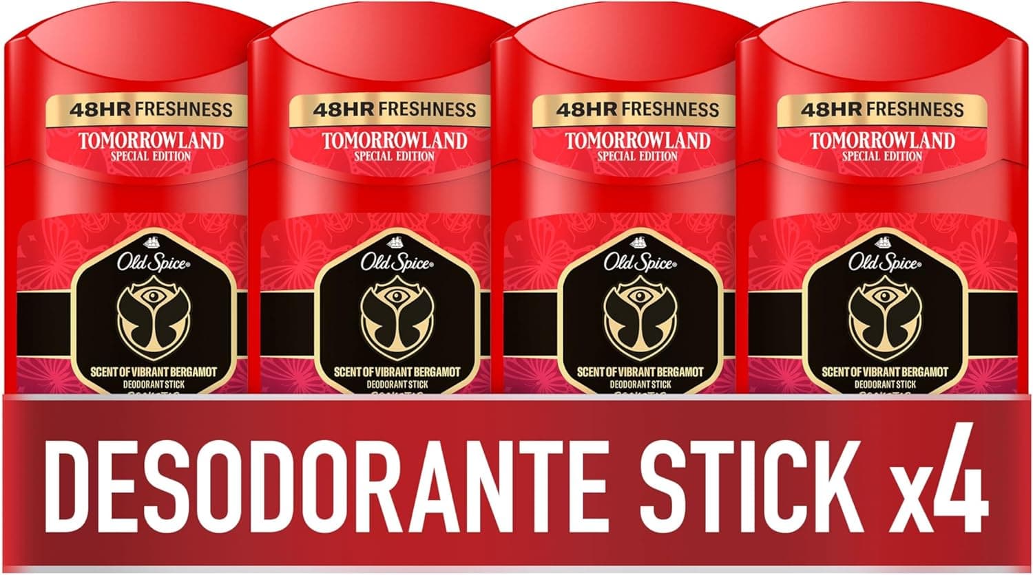 Old Spice Tomorrowland Desodorante barra, edição especial homem 50 ml x 4, 48H de Fescura