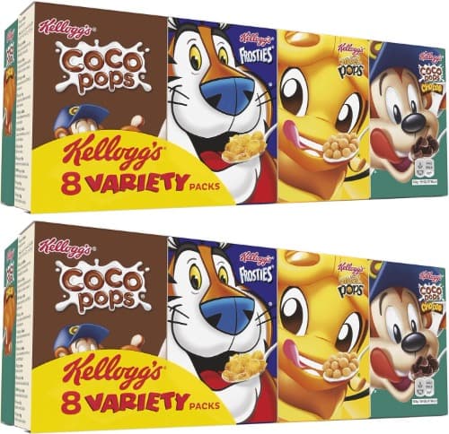 Kellogg's Variedade de cereais variados, pack de 16 x 25 g