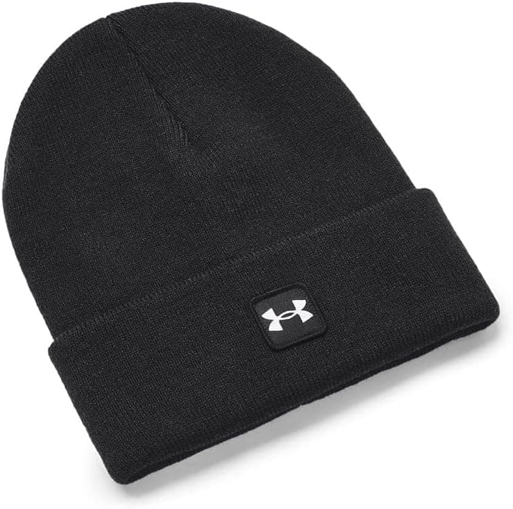 Under Armour Halftime Cuff - Gorro de homem de malha canelada para treino, gorro térmico extra macio que absorve o suor homem