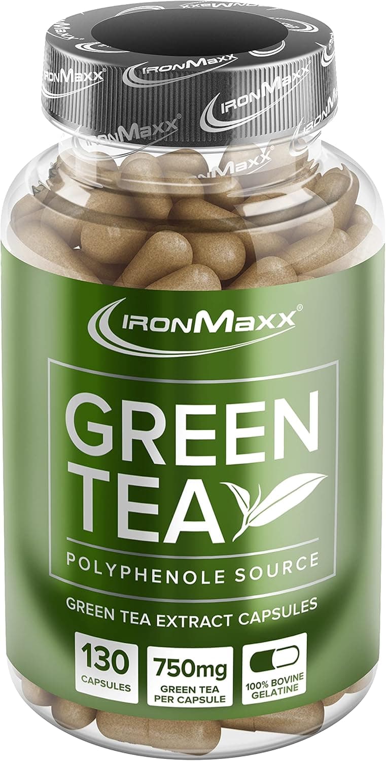 IronMaxx Extrato de chá verde, 130 cápsulas