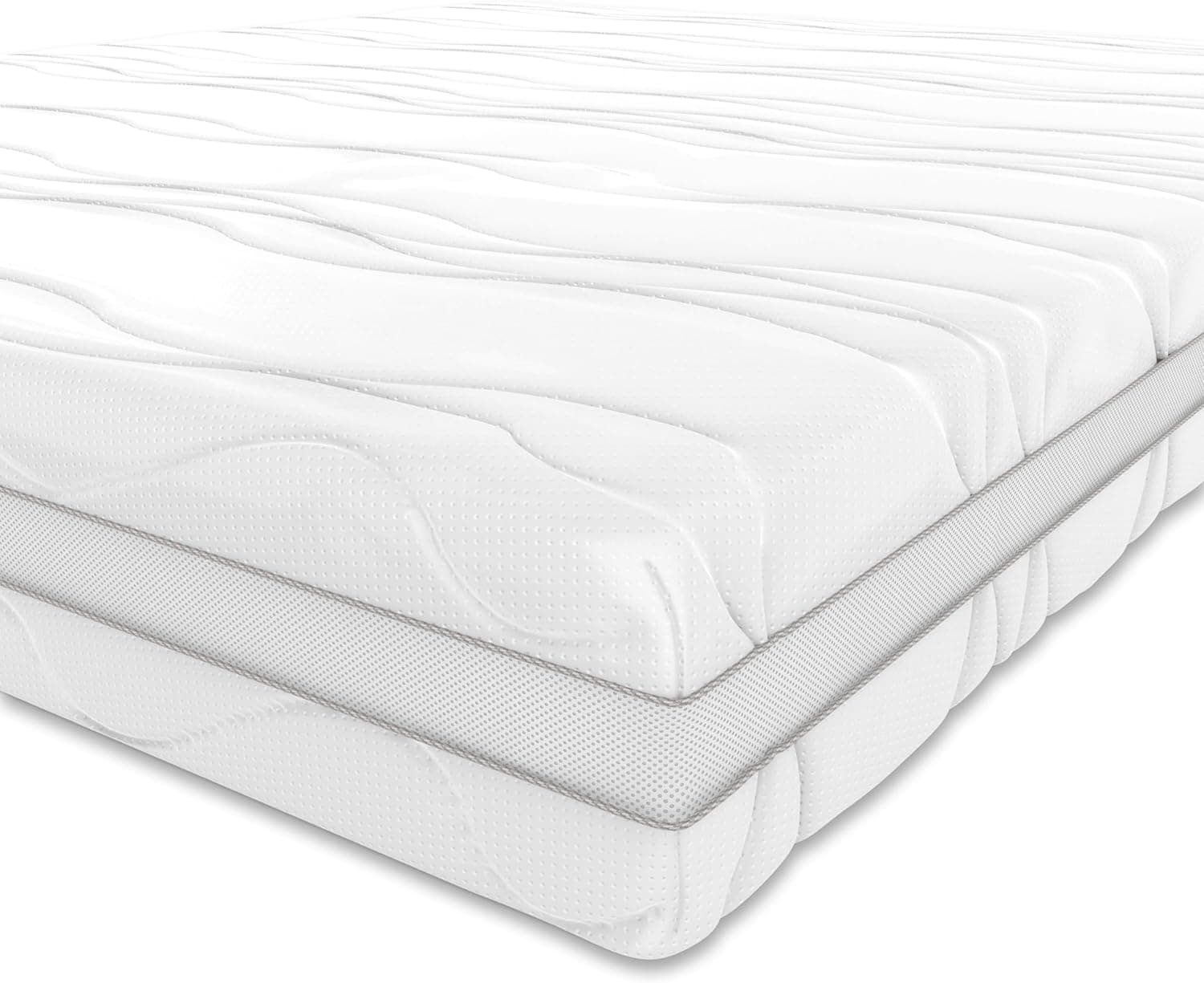 Amazon Basics | Colchão de espuma viscoelástica com 7 zonas e firmeza média 90 x 190 x 20 cm