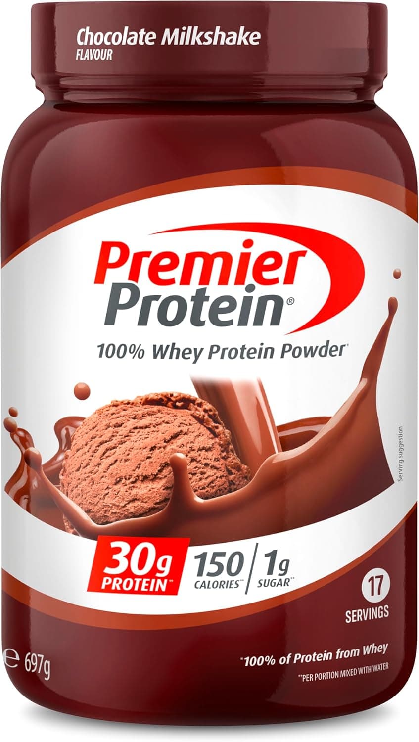 Premier Protein - Whey 100 % Protein Powder - Milkshake de chocolate - 697 g