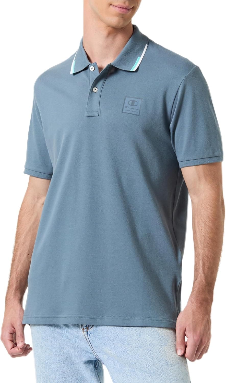 Champion Legacy Athleisure Polo Gallery-S/S Camisa para homem