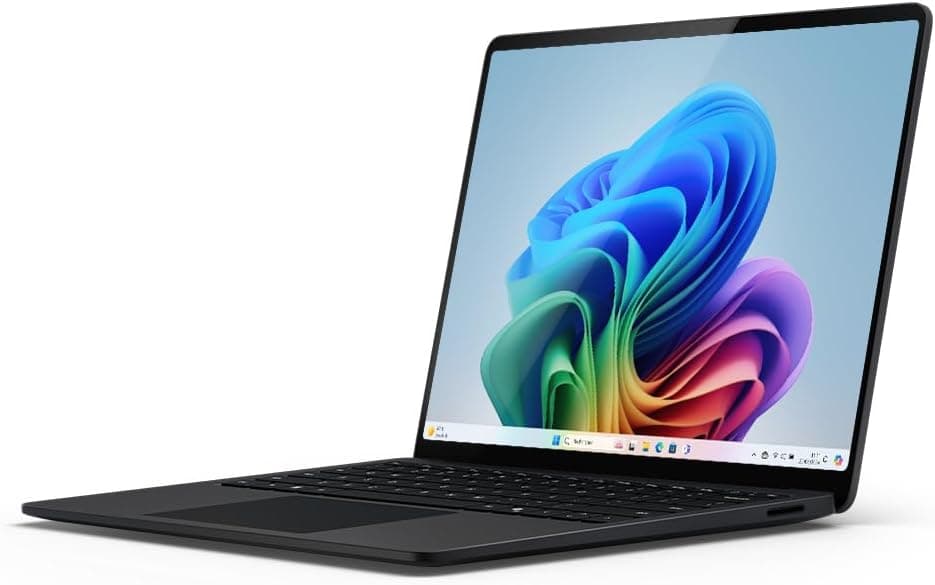 Microsoft Surface Laptop Copilot PC | Ecrã táctil de 15" | Snapdragon X Elite | 16 GB RAM | 512 GB SSD | Último modelo, 7ª edição | preto