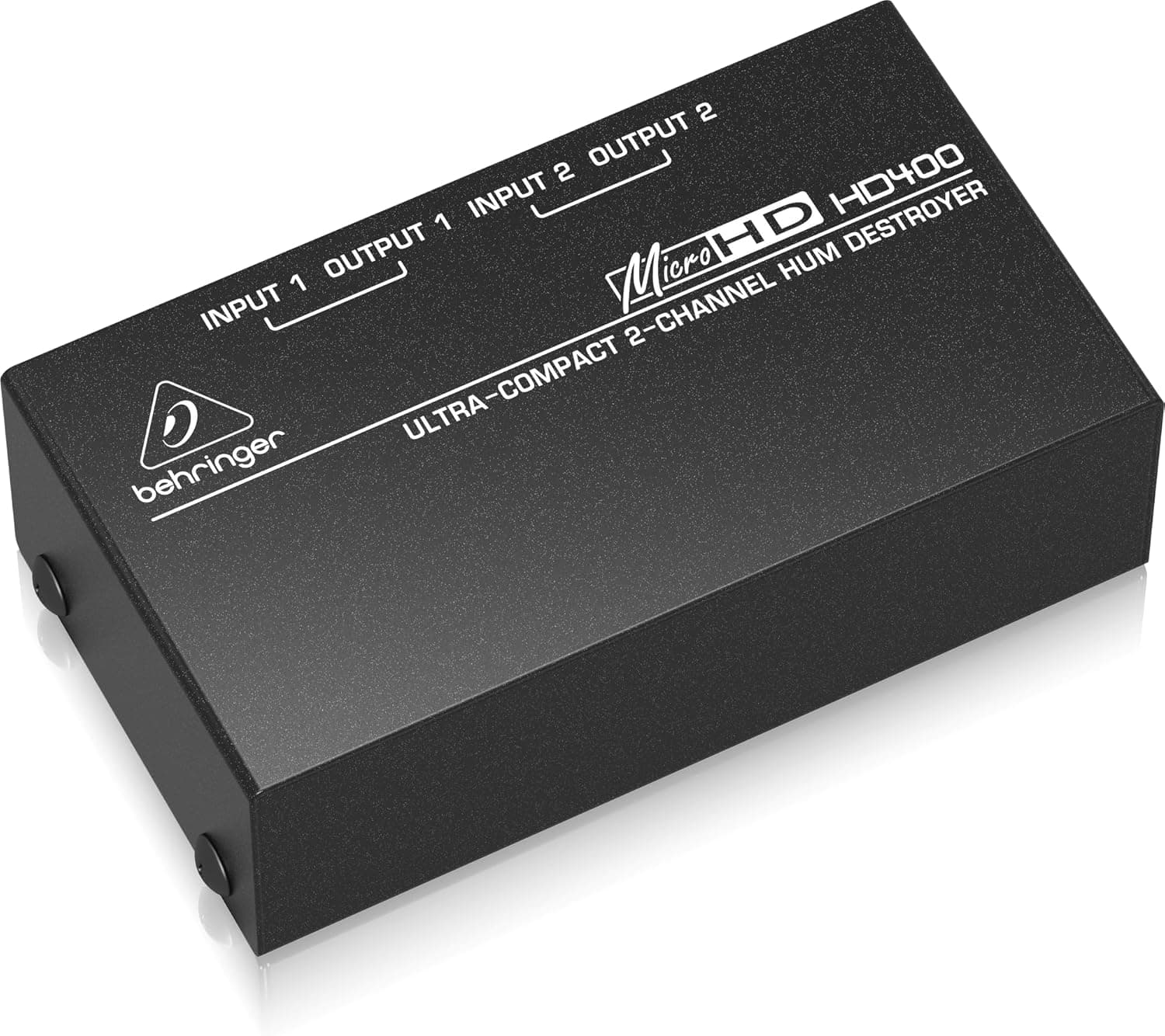 Behringer Supressor de zumbido ultra compacto HD400 de 2 canais