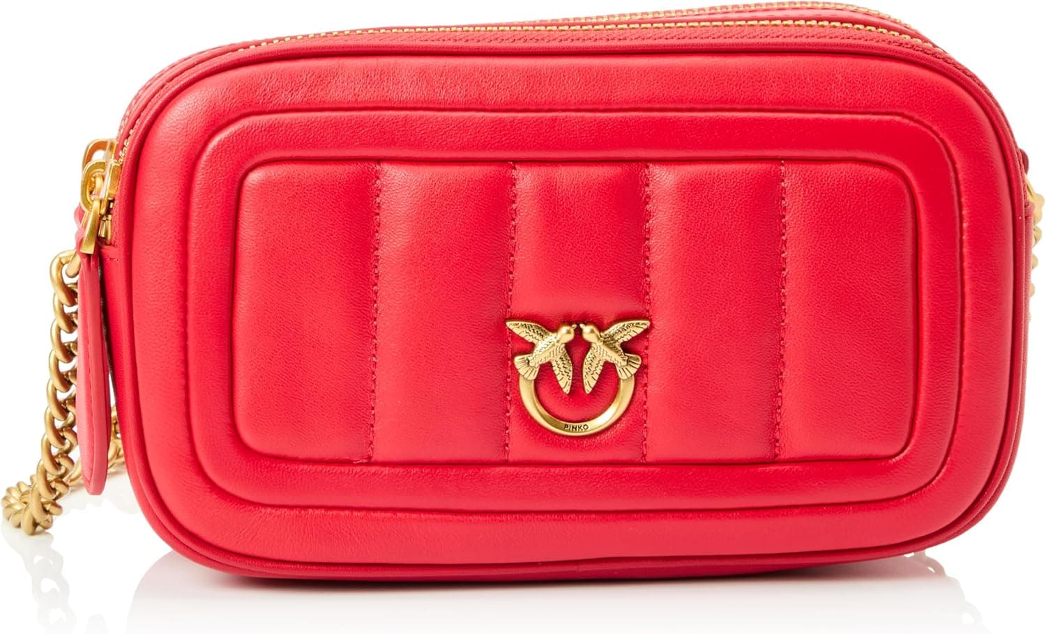 Pinko Quarto Case Sheep Nappa Line Quilt, mala para mulher