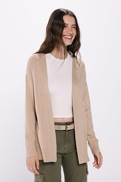 SPRINGFIELD | Cardigan em viscose com textura para mulher