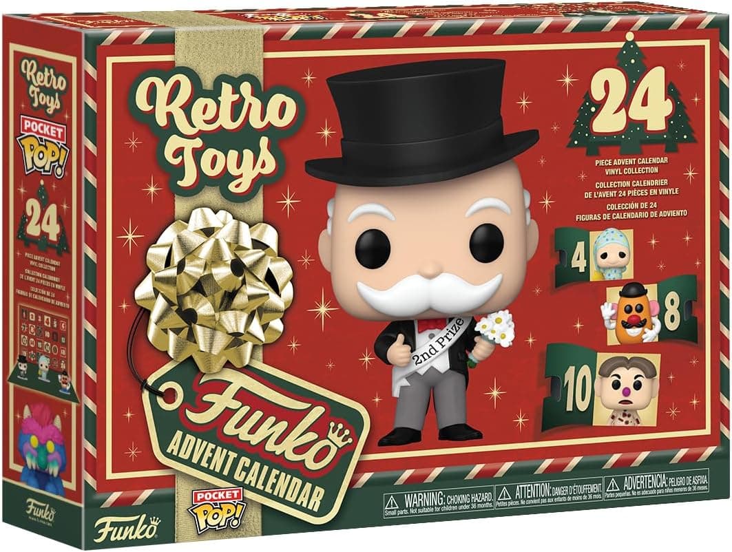 Funko Advent Calendar: Hasbro 2024 - 24 dias de surpresas - mini figura de vinil colecionáveis - caixa misteriosa - ideia de presente - Holiday Xmas para meninas e rapazes