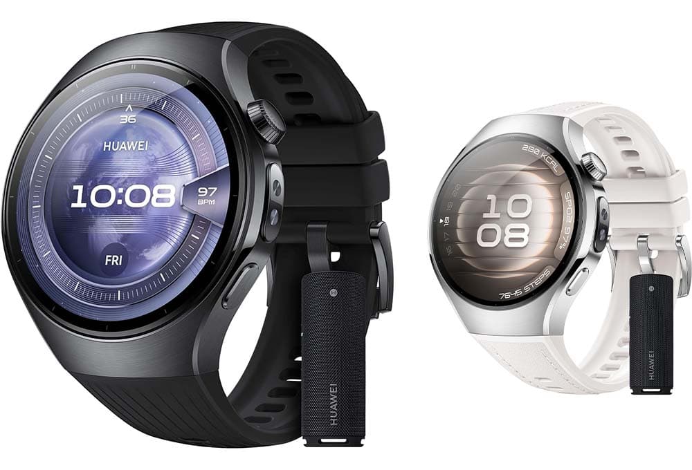 HUAWEI Watch 5, 46mm Smartwatch, + Sound Joy 2 Black, Revolutionary Multi-Sensor X-Tap, SpO2 with Fingertip, Health Glance, ECG, HRV, eSIM, Android & iOS WATCH 5 + Sound Joy 2 46mm Black/White