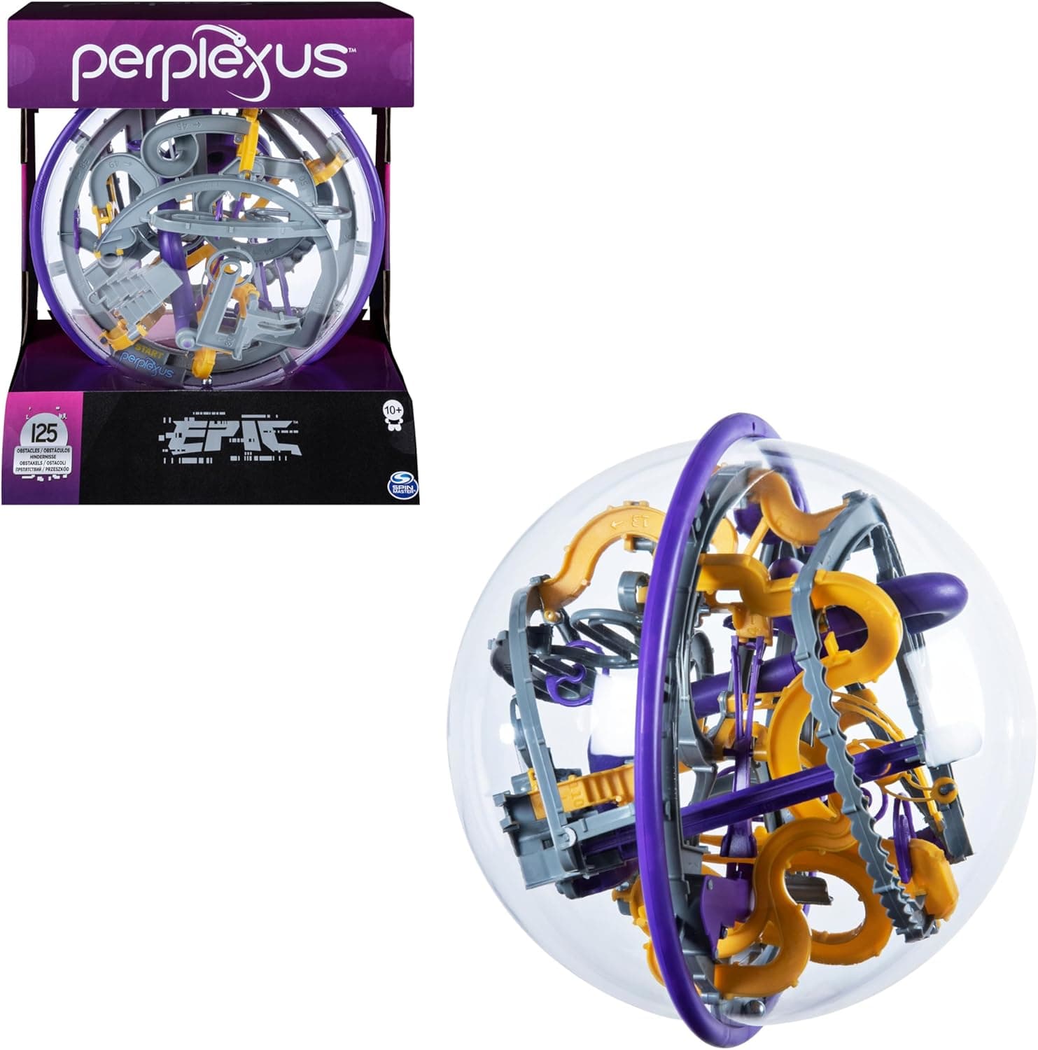 PERPLEXUS - Puzzle PERPLEXUS Epic: Bola labirinto 3D com 125 obstáculos - 6053141 - brinquedos crianças 10 anos +