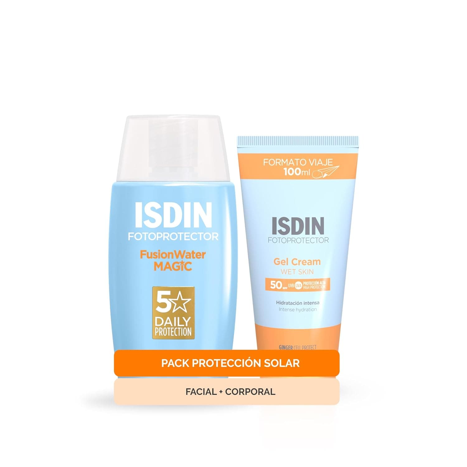 ISDIN Pack Fusion Water Magic SPF 50 gel creme SPF 50