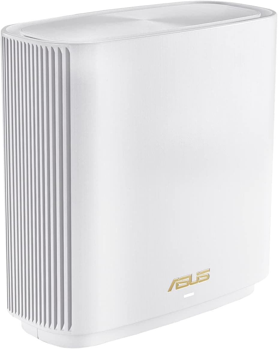 ASUS ZenWiFi XT9 1 Pack, sistema Wi-Fi de 6 meses com tribanda para toda a casa, AX7800, até 530 m2, WiFi de 7,8 Gbps, 3 SSID, segurança de rede e controlos parentais, porta de 2,5 G. , cor branca